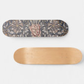 Honeysuckle Print (von William Morris) Skateboard (Horizontal)