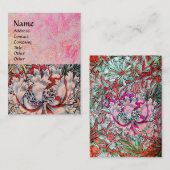 HONEYSUCKLE, rosa, weiß Visitenkarte (Vorne/Hinten)