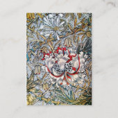 HONEYSUCKLE, rosa, weiß Visitenkarte (Rückseite)