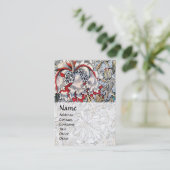 HONEYSUCKLE, rosa, weiß Visitenkarte (Stehend Vorderseite)