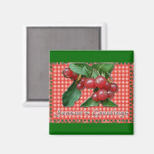 Honeysuckle Season's Greetings Magnet (Vorderseite/Rückseite)