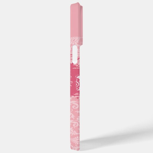 Honeysuckle Swirl Grunge iPhone Case (Rückseite / Rechts)