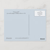 Honeysuckle-Textildesign-Postkarte Postkarte (Rückseite)