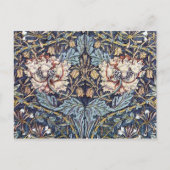 Honeysuckle Textile Design Postkarte (Vorderseite)