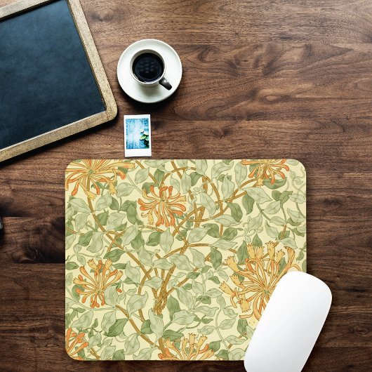 Honeysuckle Vine Design William Morris Mousepad