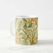 Honeysuckle Vine Greenery William Morris Kaffeetasse (Vorderseite Links)