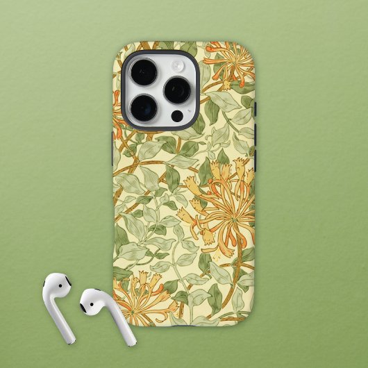Honeysuckle Vine Orange Blume William Morris Case-Mate iPhone Hülle