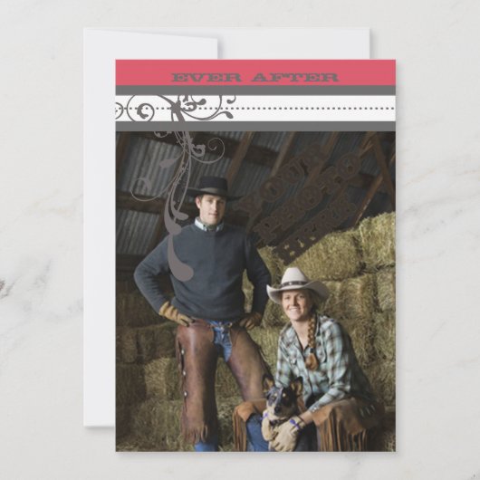 Honeysuckle Vintag Chandelier Einladung (Vorderseite)