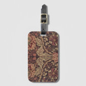 Honeysuckle von William Morris, Garden Blume Art Gepäckanhänger (Vorderseite Vertikal)