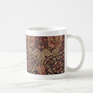 Honeysuckle von William Morris, Garden Blume Art Kaffeetasse