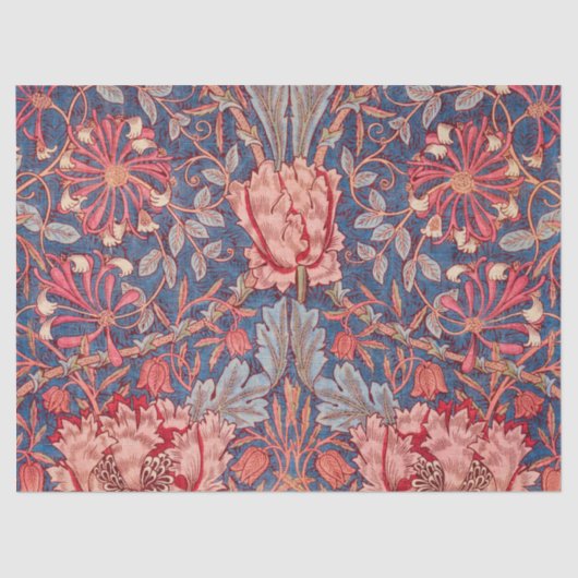 Honeysuckle, Wallpaper von William Morris Seidenpapier (Vorderseite)