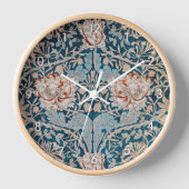 Honeysuckle, William Morris Clock Uhr (Vorderseite)