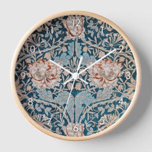 Honeysuckle, William Morris Clock Uhr
