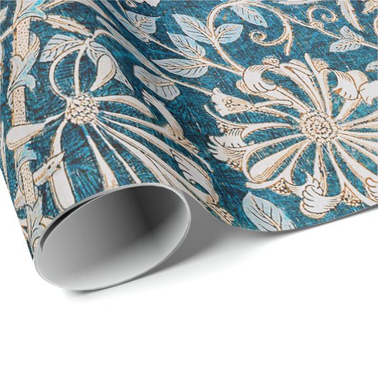 Honeysuckle, William Morris Geschenkpapier (Rolleneckpunkt)