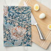 Honeysuckle, William Morris Geschirrtuch (Viertel Falte)