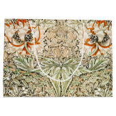 Honeysuckle, William Morris große Geschenktasche Geschenktüte (Rückseite)