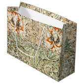 Honeysuckle, William Morris große Geschenktasche Große Geschenktüte (Vorderseite Schrägansicht)