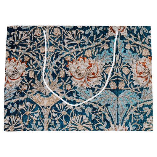 Honeysuckle, William Morris Große Geschenktüte (Vorderseite)