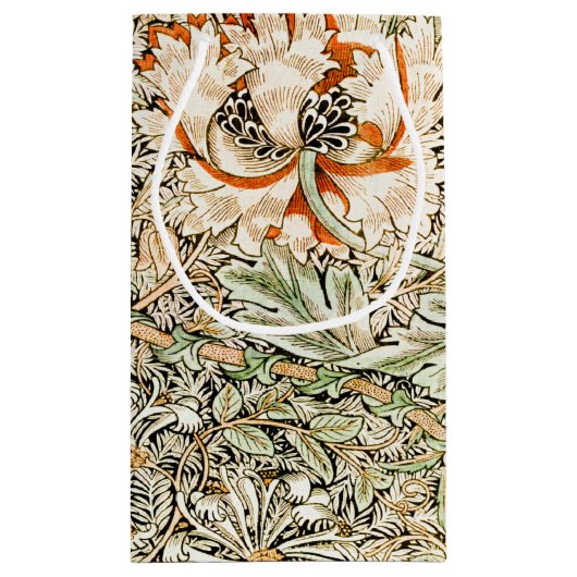 Honeysuckle, William Morris Kleine Geschenktüte (Rückseite)