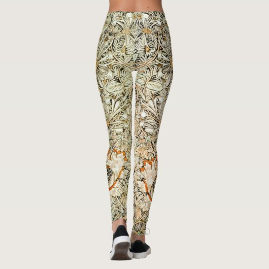 Honeysuckle, William Morris Leggings (Rückseite)