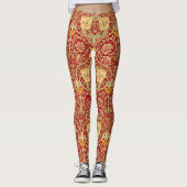 Honeysuckle William Morris Leggings (Vorderseite)