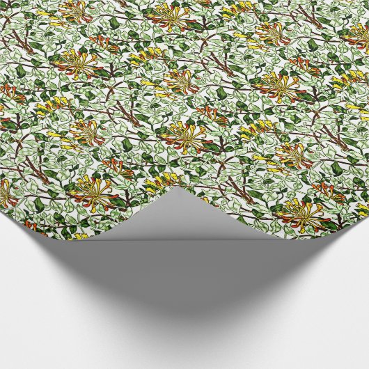 Honeysuckle William Morris Muster Wrapping Paper Geschenkpapier (Ecke)