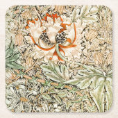 Honeysuckle, William Morris Rechteckiger Pappuntersetzer (Vorderseite)