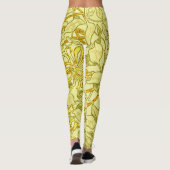 Honeysuckle Yellow von William Morris Leggings (Rückseite)
