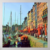 HONFLEUR - Andocken - Ansicht Poster (Vorne)