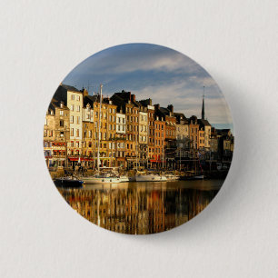 Honfleur, Frankreich Button