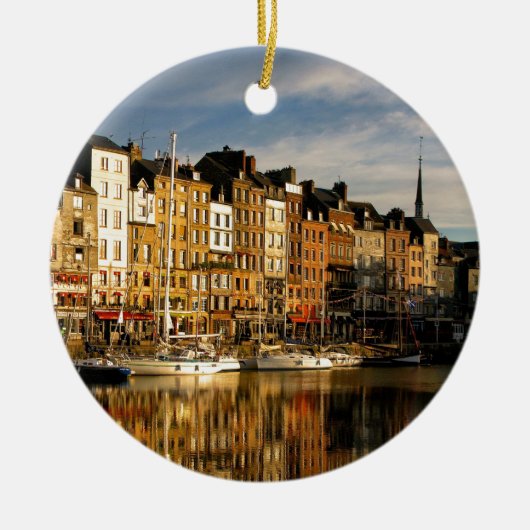 Honfleur, Frankreich Keramikornament (Vorne)
