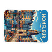 Honfleur Frankreich Magnet (Horizontal)