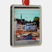 Honfleur, Frankreich-Malerei-Verzierung Silbernes Ornament (Rechts)
