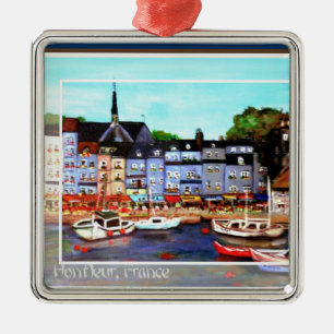 Honfleur, Frankreich-Malerei-Verzierung Silbernes Ornament