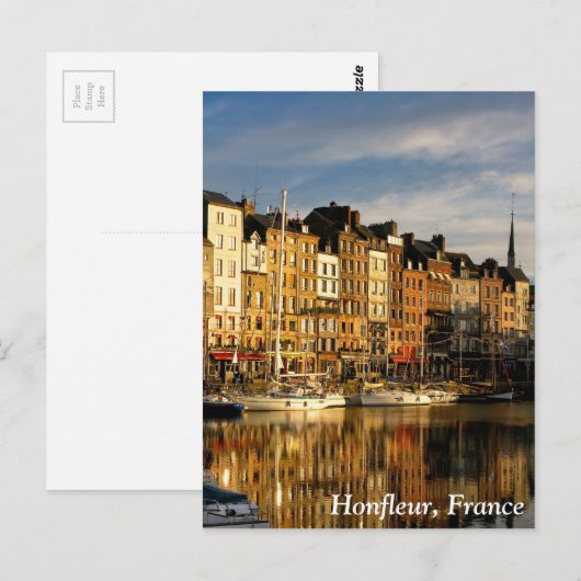 Honfleur, Frankreich Postkarte (Vorne/Hinten)