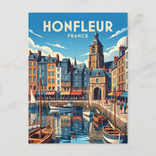 Honfleur Frankreich Postkarte