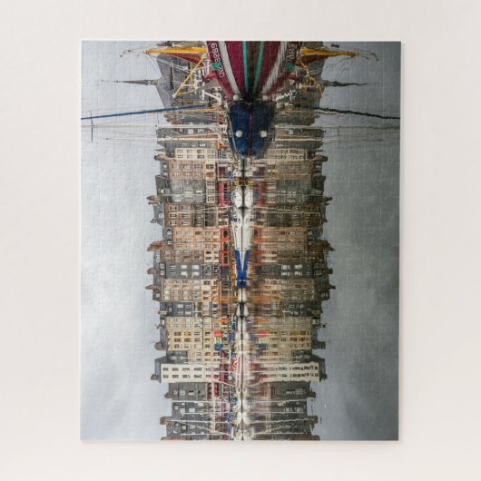 Honfleur Frankreich schwieriges Puzzle (Vertikal)