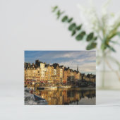 Honfleur, in der Nähe der Normandie in Frankreich Postkarte (Stehend Vorderseite)