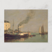 Honfleur. La Jetee, 1854-57 (Öl auf Tafel) Postkarte (Vorderseite)