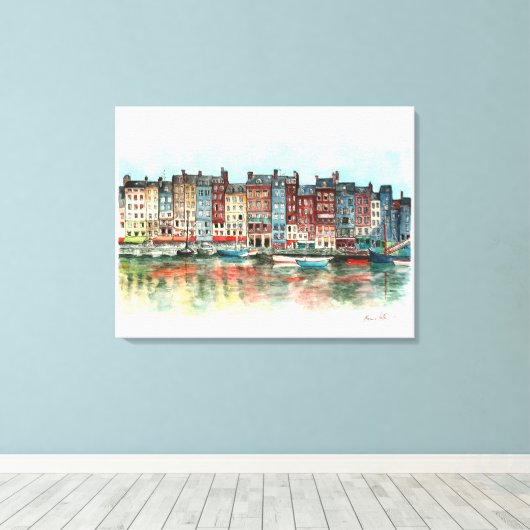 Honfleur Leinwanddruck (Insitu (Holzboden))