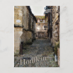 Honfleur-Malerei, Frankreich Karte