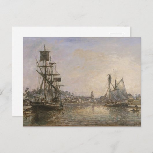 Honfleur Postkarte (Vorne/Hinten)