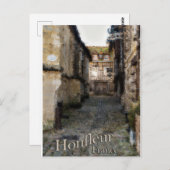Honfleurmalerei, France-Karte Postkarte (Vorne/Hinten)