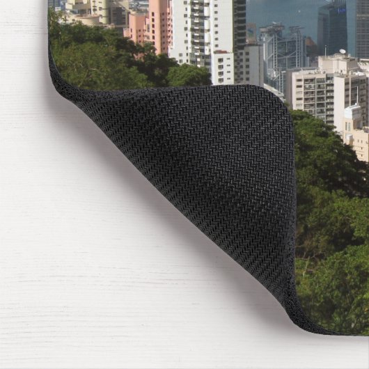 Hong Kong-Ansicht Mousepad (Ecke)