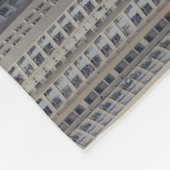 Hong Kong Apartment Gebäude Pattern Fleecedecke (Ecke)