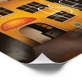 Hong Kong: Asia's World City - Whimsical Art Poster (Ecke)