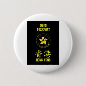 Hong Kong-Autonomie-Bewegungs-Pass Button (Vorderseite)