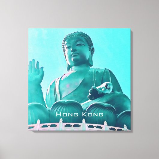 Hong Kong Big Buddha Lantau Island Reise Leinwanddruck (Vorderseite)