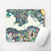 Hong Kong, China-Karte Mousepad (Mit Mouse)