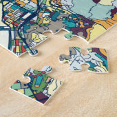 Hong Kong, China-Karte Puzzle (Seite)